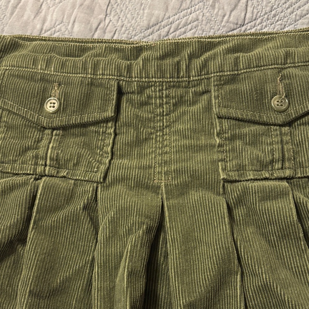 Juicy Couture Olive Corduroy Skirt - Picture 6 of 7